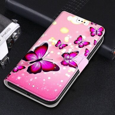 Samsung A12 Tracy Fashion dėklas Pink Butterfly 2