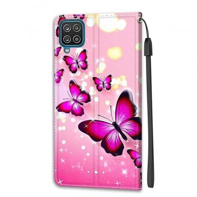 Samsung A12 Tracy Fashion dėklas Pink Butterfly 5