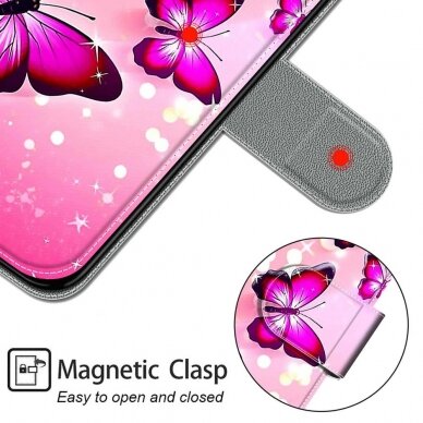 Samsung A12 Tracy Fashion dėklas Pink Butterfly 8