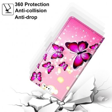 Samsung A12 Tracy Fashion dėklas Pink Butterfly 9