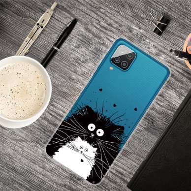 Samsung A12 Tracy nugarėlė Two cats 3