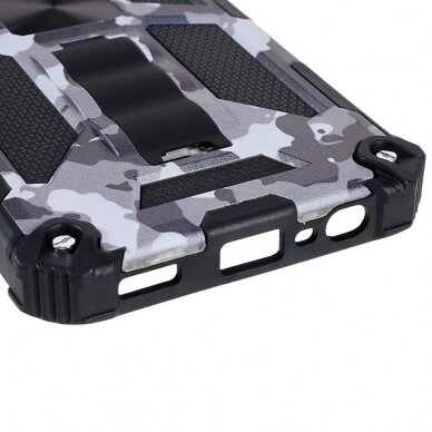 Samsung A13/A04s black camouflage ARMOR METAL nugarėlė 4