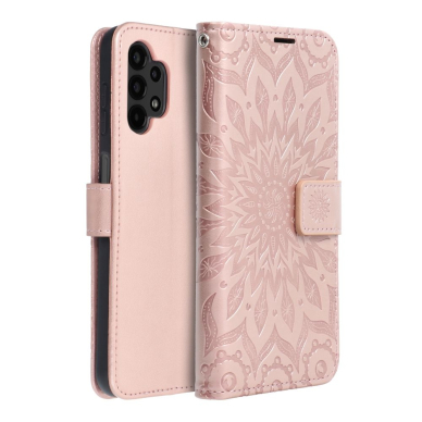 Samsung A13/A04s MEZZO rausvas Mandala dėklas 3