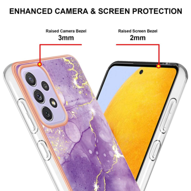 Samsung A13/A04s Tracy nugarėlė MILKY WAY MARBLE Purple 4