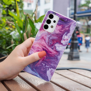 Samsung A13/A04s Tracy nugarėlė Purple Marble 3
