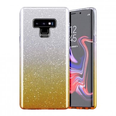 Samsung A14 5G aukso spalvos GLITTER3 nugarėlė