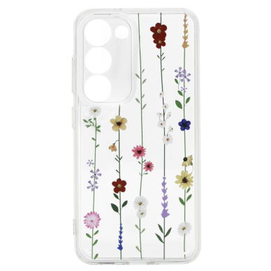 Samsung A14 5G clear Flower nugarėlė Design4 3
