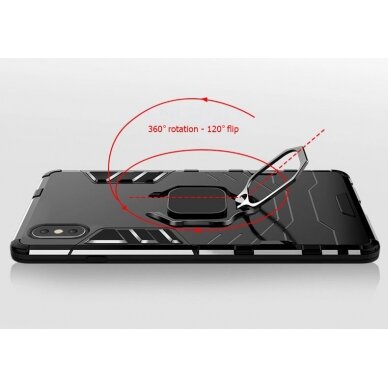 Samsung A14 5G juoda RING ARMOR nugarėlė 3
