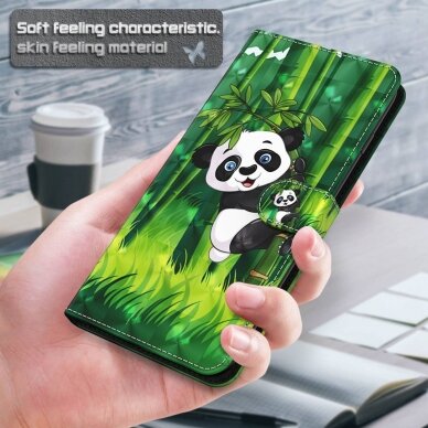 Samsung A14 5G Tracy fashion 3D dėklas Panda Climbing 3