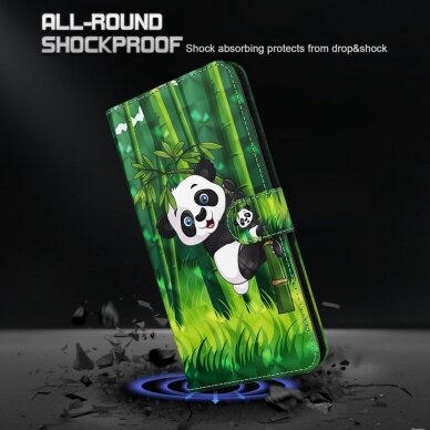 Samsung A14 5G Tracy fashion 3D dėklas Panda Climbing 5