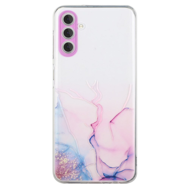 Samsung A14 5G Tracy nugarėlė LASER MARBLE Purple/Blue