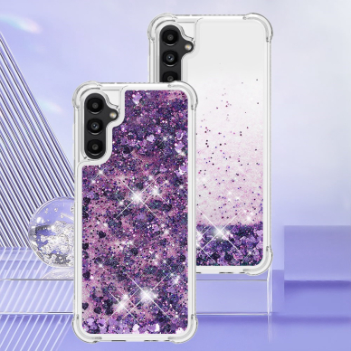 Samsung A14 5G Tracy Water Shock violetinė nugarėlė Širdelės 6