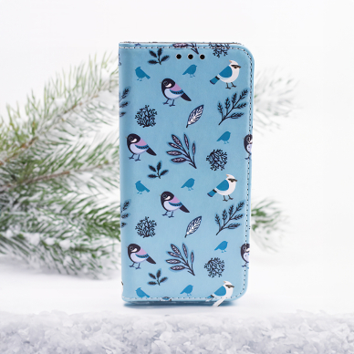 Samsung A14 5G Trendy dėklas Winter birds 17