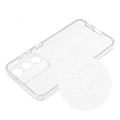 Samsung A15 5G clear Crystal Glitter nugarėlė 3