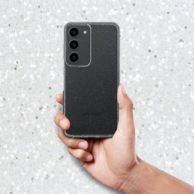Samsung A15 5G clear Crystal Glitter nugarėlė 2