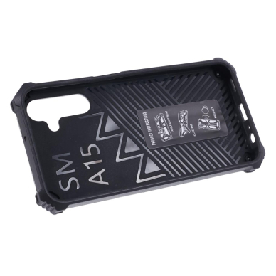 Samsung A15 5G green camouflage ARMOR METAL nugarėlė 8