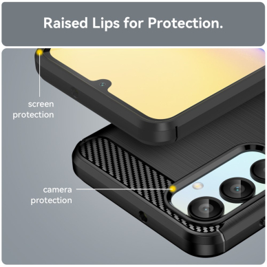 Samsung A16 / A16 5G black LYGCARBON nugarėlė 6