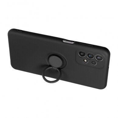Samsung A16 / A16 5G black SILICONE RING nugarėlė 2