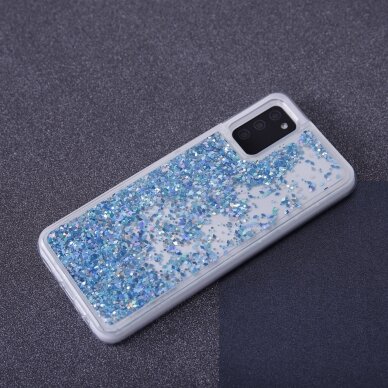Samsung A20E mėlyna WATER SPARKLE nugarėlė 7