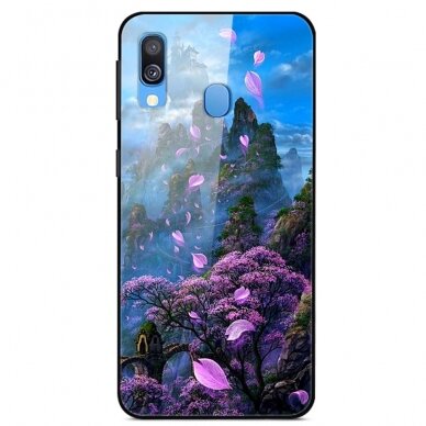 Samsung A20e picture glass nugarėlė Flower Mountain