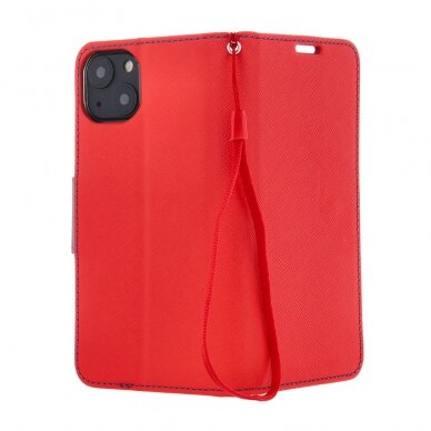 Samsung A20E raudonas FANCY DIARY dėklas 2