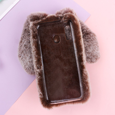 Samsung A20e ruda nugarėlė Fluffy Rabbit 2