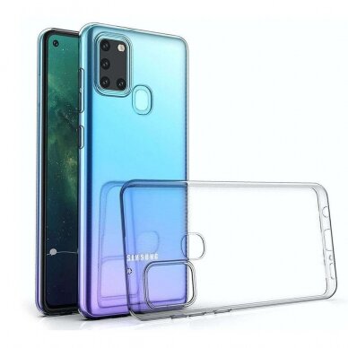 Samsung A20E skaidri ULTRA SLIM 0.5mm nugarėlė