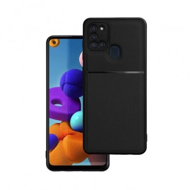 Samsung A21s juoda NOBLE nugarėlė
