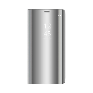 Samsung A21s sidabro spalvos VIEW WINDOW dėklas 3