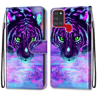 Samsung A21S tracy fashion dėklas Colorful Tiger 1