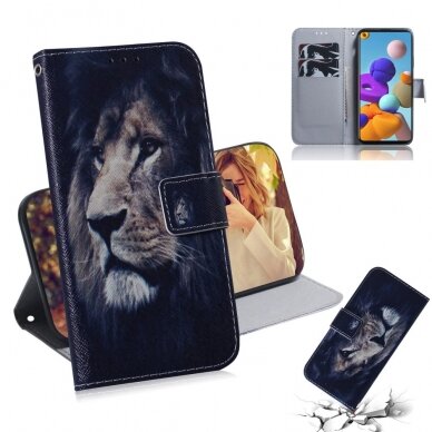 Samsung A21S tracy fashion dėklas Lion