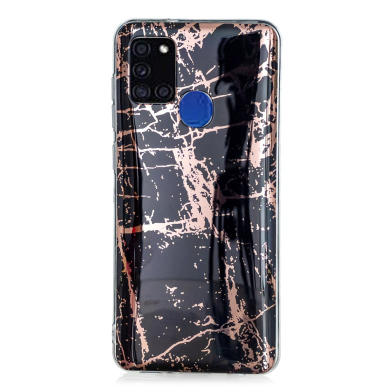 Samsung A21S Tracy nugarėlė Black&Gold Marble 2