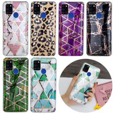 Samsung A21S Tracy nugarėlė Black&Gold Marble 5