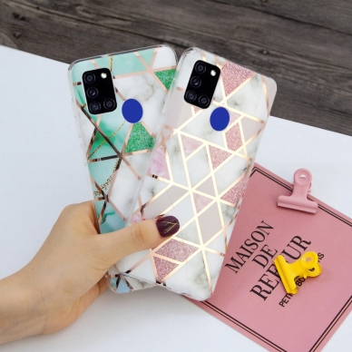 Samsung A21S Tracy nugarėlė Geometric rose marble 4