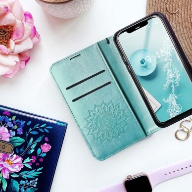 Samsung A22 5G MEZZO žalias Mandala dėklas 5