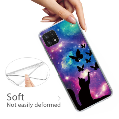 Samsung A22 5G Tracy nugarėlė Cat and Butterflies 1