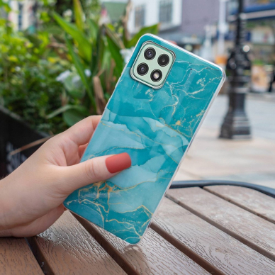 Samsung A22 5G Tracy nugarėlė Light Blue 3