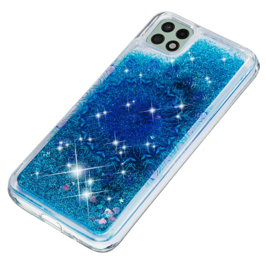 Samsung A22 5G Tracy Water nugarėlė Blue Mandala Flower 2