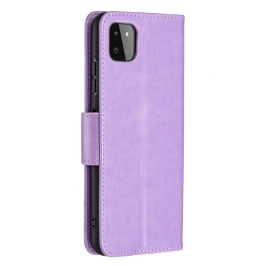 Samsung A22 5G violetinis Tracy K.FLEXI dėklas Drugeliai 2
