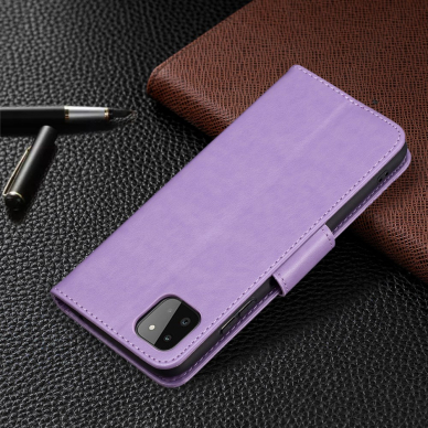 Samsung A22 5G violetinis Tracy K.FLEXI dėklas Drugeliai 6