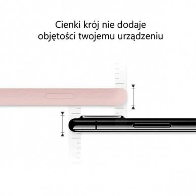 Samsung A22 pink sand MERCURY SILICONE nugarėlė 3