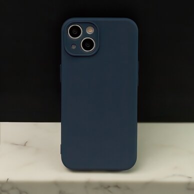 Samsung A23/A23 5G dark blue SILICONE LITE nugarėlė 12