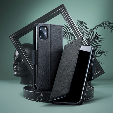 Samsung A23/A23 5G juodas FANCY DIARY dėklas 7
