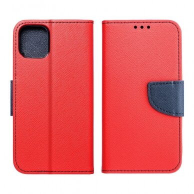 Samsung A23/A23 5G raudonas FANCY DIARY dėklas 4