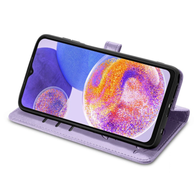 Samsung A23/A23 5G Tracy MEZZO violetinis Cat and Dog dėklas 2