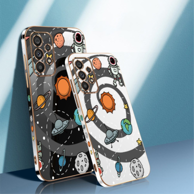 Samsung A23/A23 5G Tracy RZANTS juoda nugarėlė Planets 3