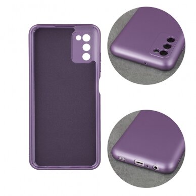 Samsung A23/A23 5G violetinė METALLIC nugarėlė 2