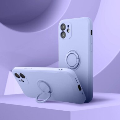 Samsung A26 5G purple SILICONE RING nugarėlė 4