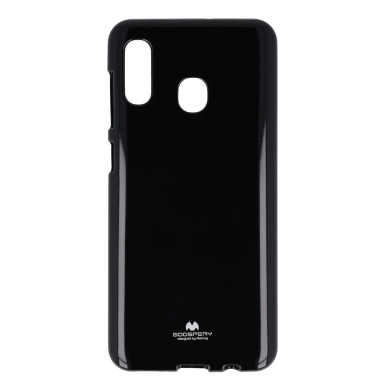 Samsung A30/A20 black JELLY nugarėlė