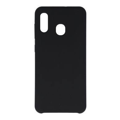 Samsung A30/A20 juoda SILICONE nugarėlė